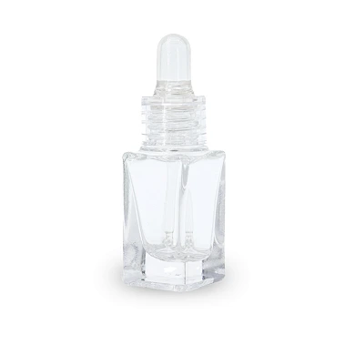 10ml clear glass dropper essential oil bottle