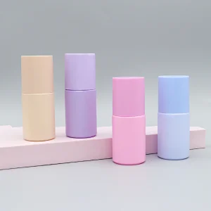 Empty 35ml Cosmetics Separate Lotion Bottles Pump Pe Colorful  Flat Shoulder Liquid Foundation Bottle factory sales"WeTrust"