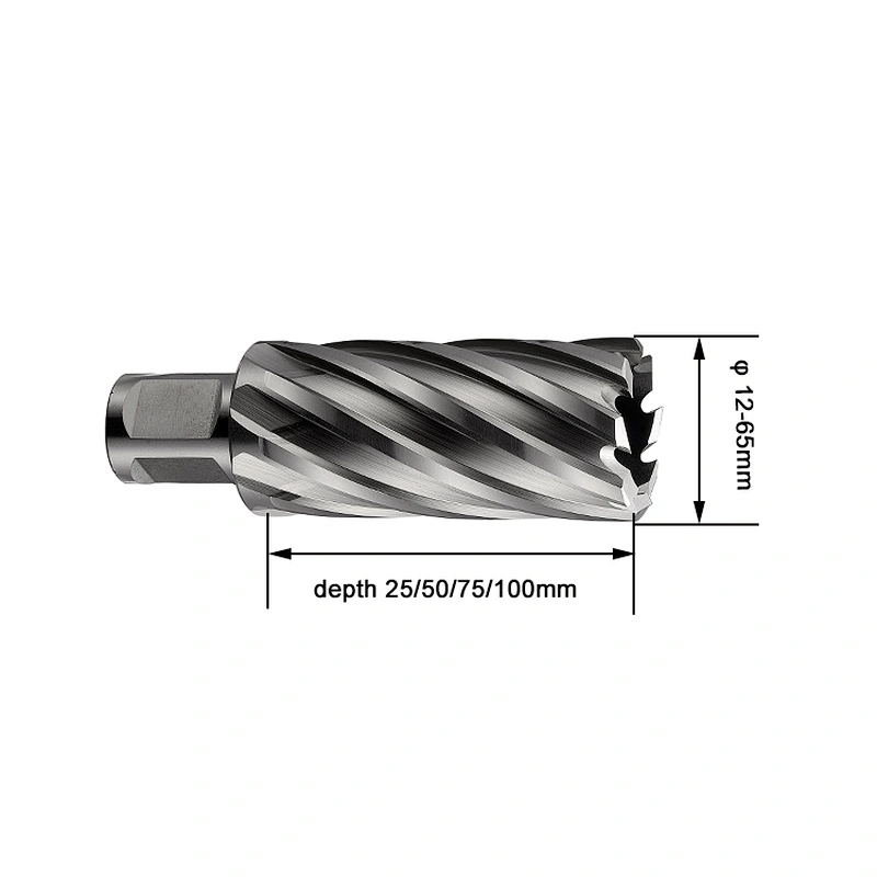 CHTOOLS annular cutter speed chart HSS hole cutter metal 25mm depth drillbit from China