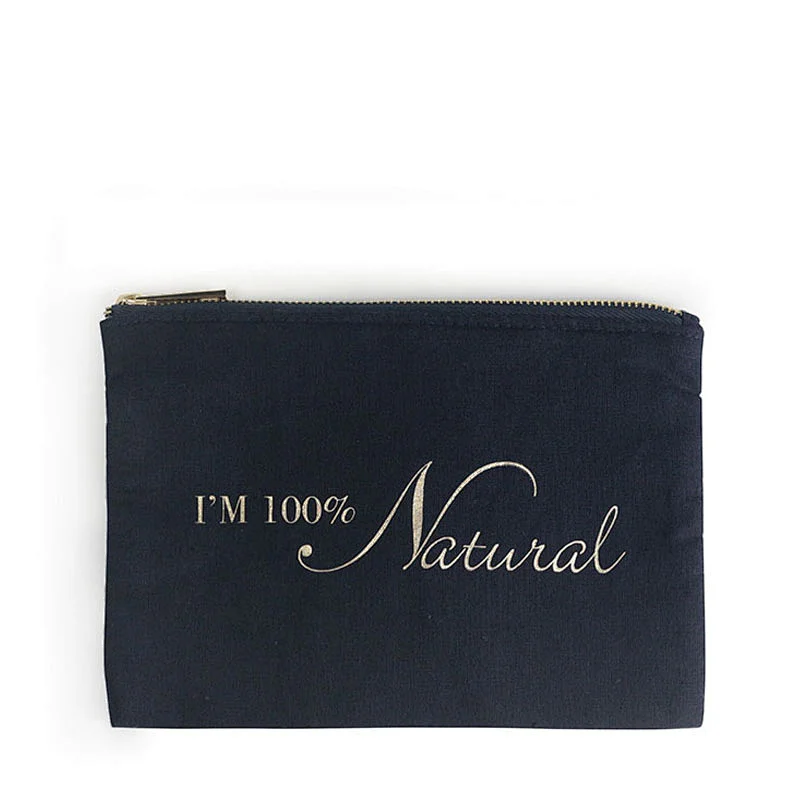 Flat Pouch Cosmetic Bag Banana Fiber - CNC042