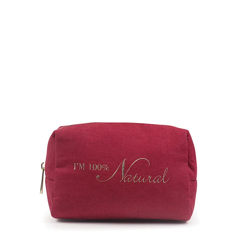 Small Pouch Cosmetic Bag Pineapple Fiber - CNC060
