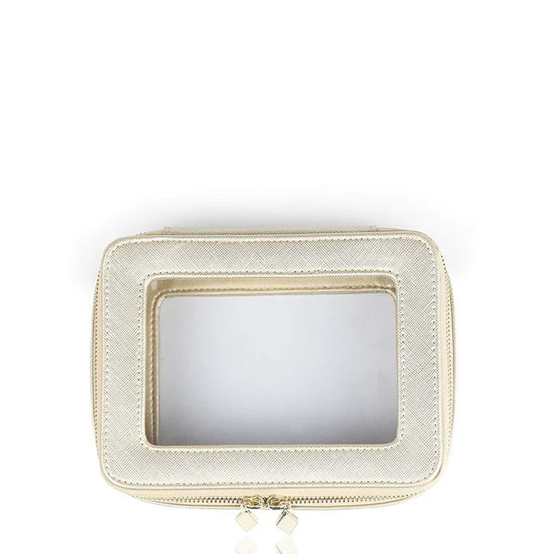 Travel Case Cosmetic Bag TPU PU Leather - CBT108