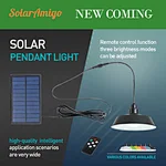 New Product solar pendant light