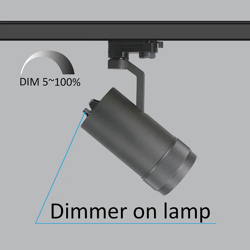 HYRO A1 20W Zoomable Dimmer on lamp Track Light