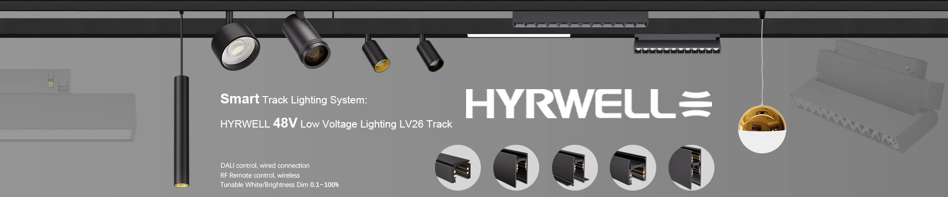 Hyrwell 48V Track Smart Lighting