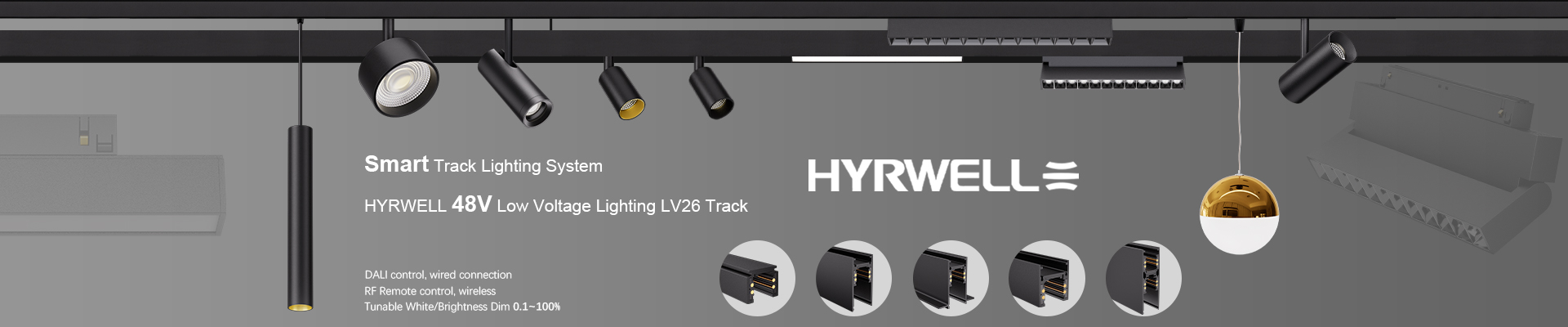 Hyrwell 48V Track Smart Lighting