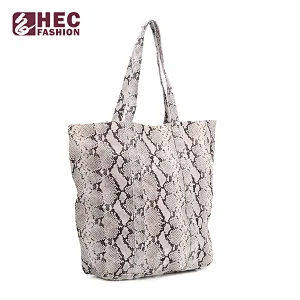 Fashion Women Snake Print Cloth Bag