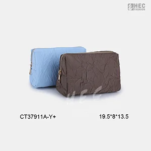 Solid color casual wallet bag