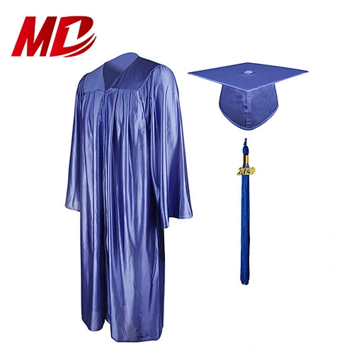 Royal Blue Customized Adult US Style Graduation Cap and Gown