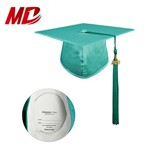 Shiny Forest Green Graduation Attire For Kindergarten