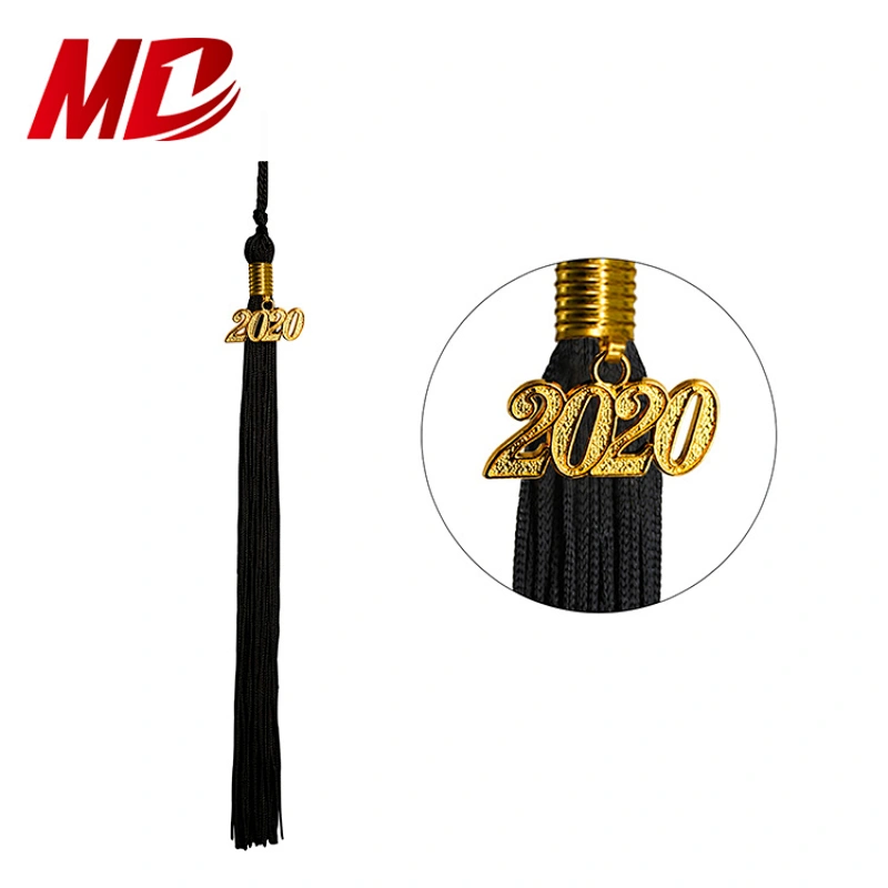 wholesale US Kids Graduation Gown and Cap shiny Black