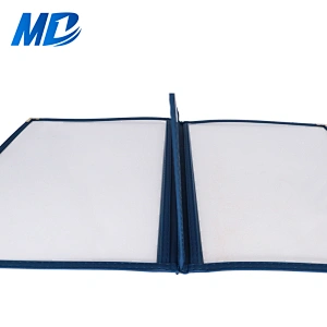 Leather Vinyl Menu Covers a4,6 View Book, Holds 11
