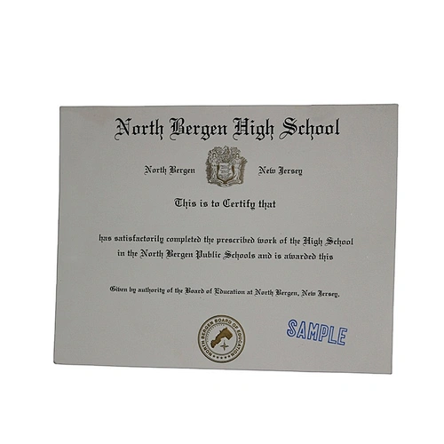 gold/silver stamping certificate paper diploma printing