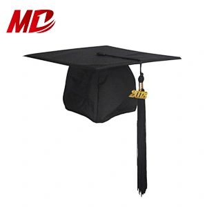 Matte Black Kid Graduation Cap And Tassel for Children