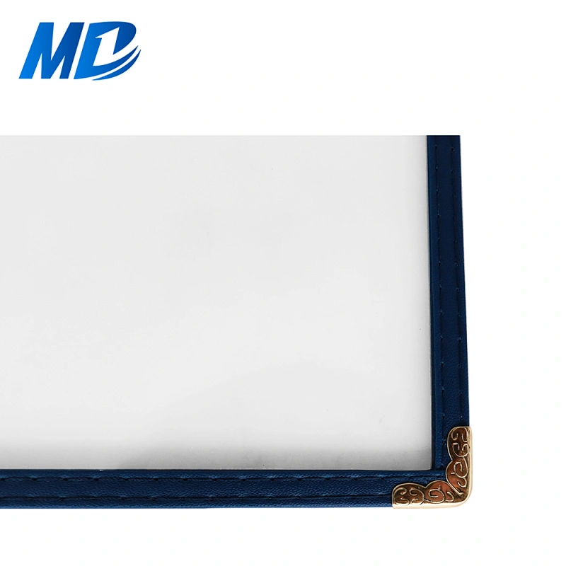 Leather Vinyl Menu Covers a4,6 View Book, Holds 11