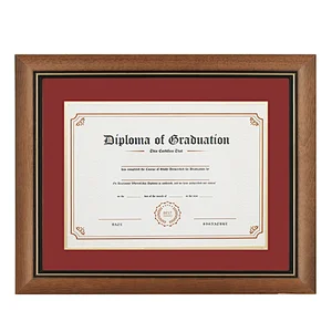 Beautiful 8.5*11 Wood Finish Photo Frame Certificate Diploma Display Frame