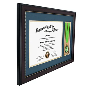 Good Looking A4 Certificate Frame with A Medal Tassel Holder
