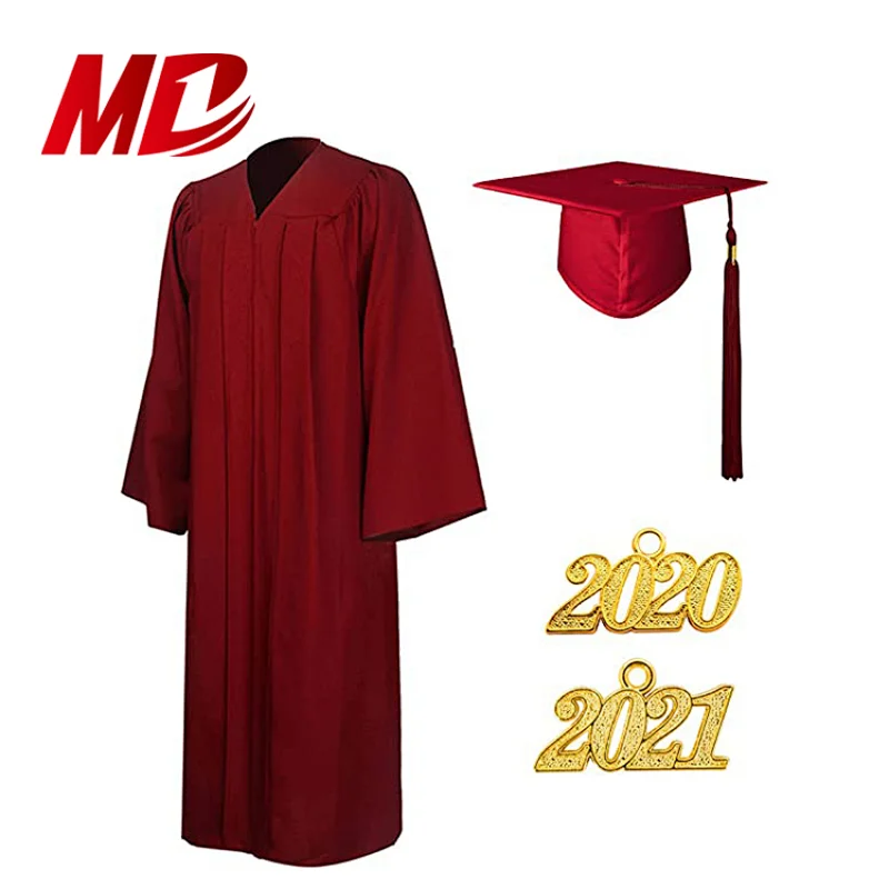Wholesale Customized Matte Graduation Cap and Gown