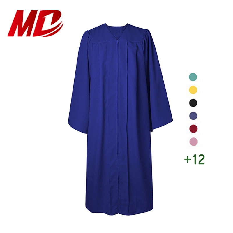 Matte Polyester Graduation Robes for High School or University