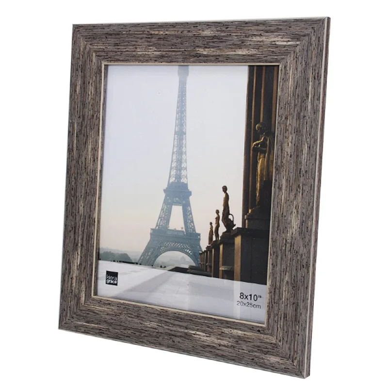 5*7,8*10,8*12, 8.5*11, A4,A3,A5,11*14 weathered grey reclaimed wood look veneer Picture Frame
