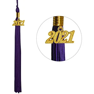 Matte Polyester Adult Graduation Gown and Cap with Tassel
