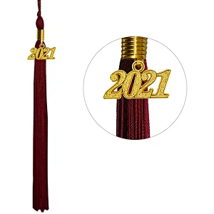 Adult Graduation gowns Caps for Ceremony-Shiny Maroon Fabric