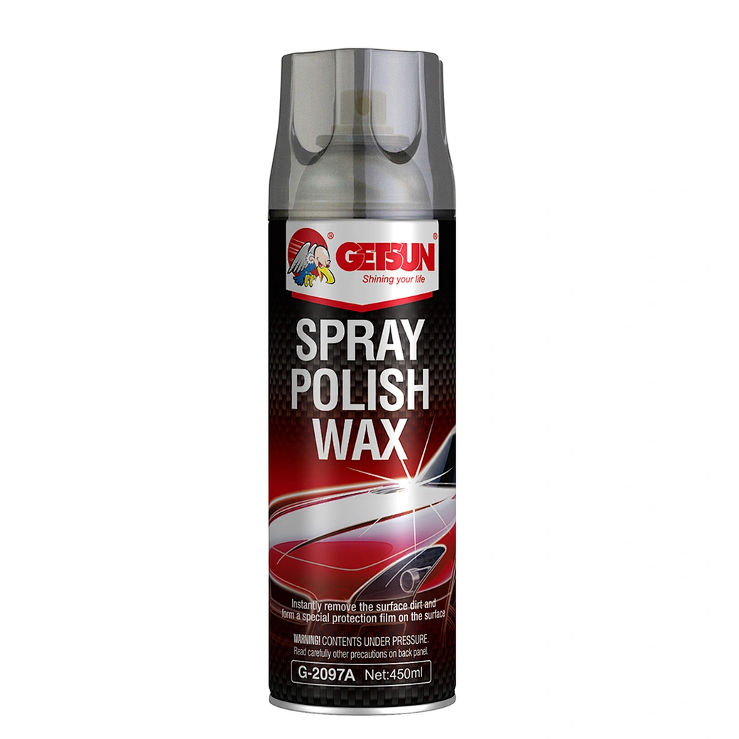 Spray polish wax