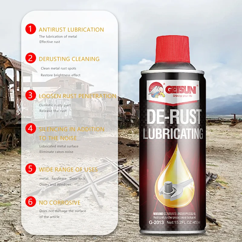 GETSUN De - rust & lubricating spray