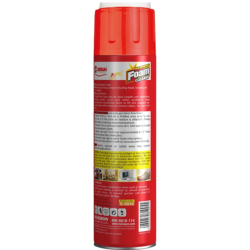 Hot sale product Getsun multi-purpose foam cleaner