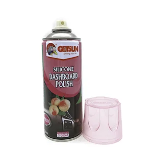 Getsun Car Care Peach Flower Flavor Cleaning Polish Silicone Spray Car Dashboard