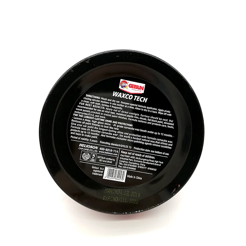 Polishing Waterproof Car Wax Multi-Color Car Wax for Car Care