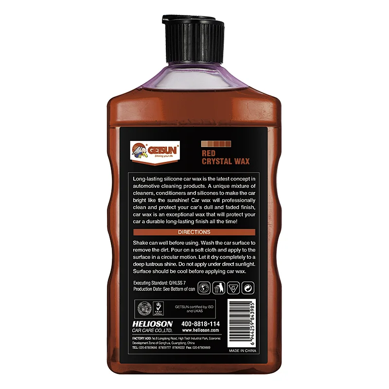 Getsun Car Care Product High Quality Wholesale Wax Shine Auto Crystal Wax