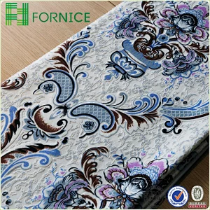 Italian velvet burnout printed upholstery sofa fabric