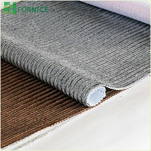 Micro velvet stripe upholstery sofa fabric
