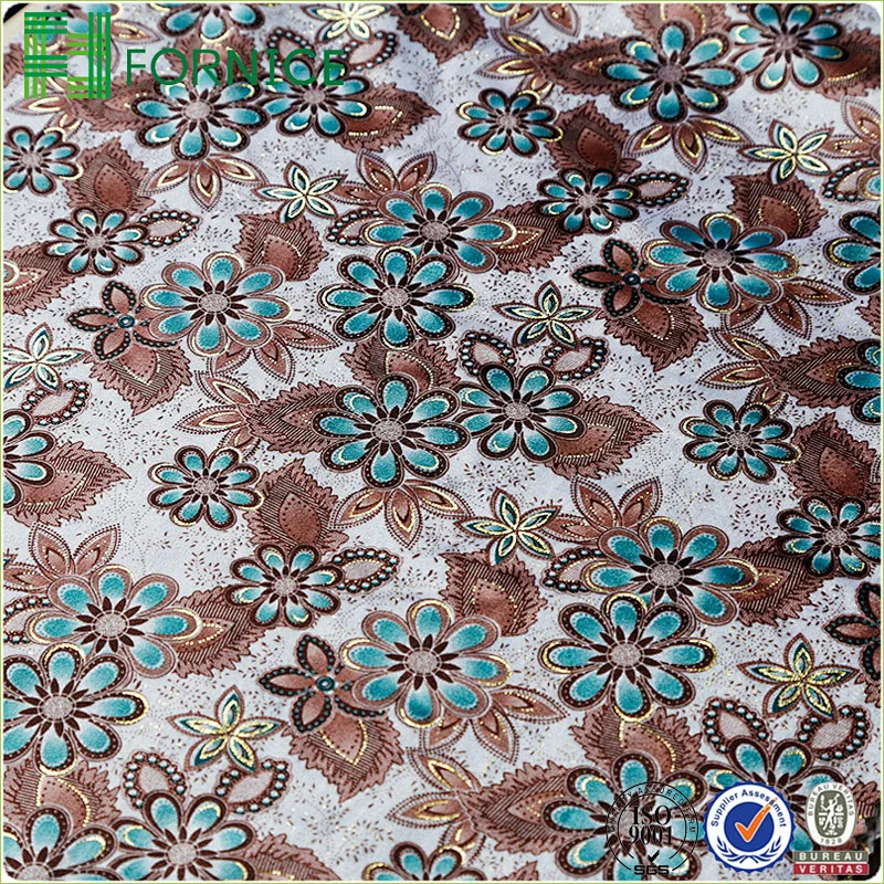 Warp knitted poly velour printed upholstery sofa fabric