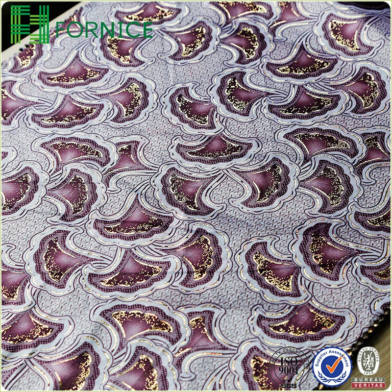 Warp knitted poly velour printed upholstery sofa fabric