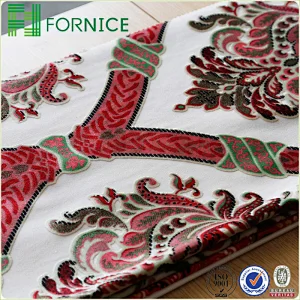 Italian velvet burnout printed upholstery sofa fabric