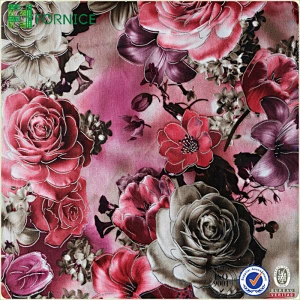 Micro velvet printed upholstery sofa fabric