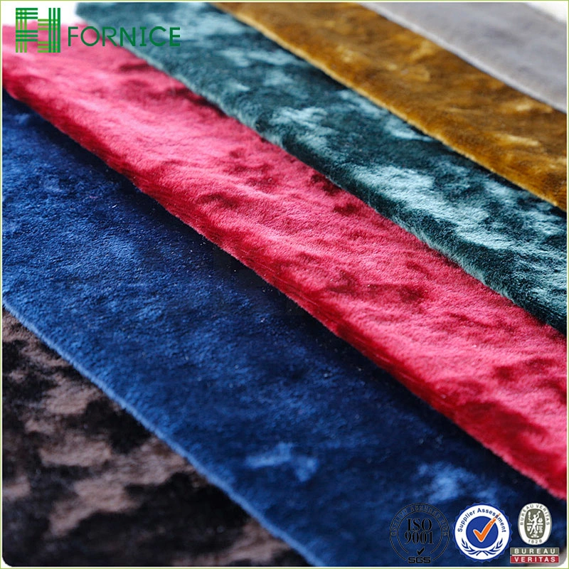 Ice flower italian velvet upholstery sofa fabric