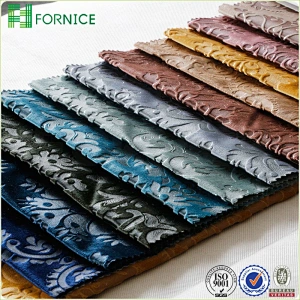 Italian velvet taped upholstery sofa fabric
