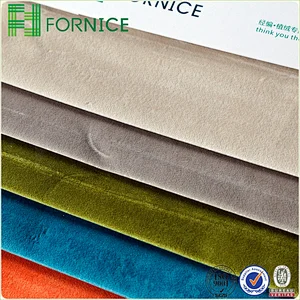 Plain dyed holland velvet sofa fabric for furniture