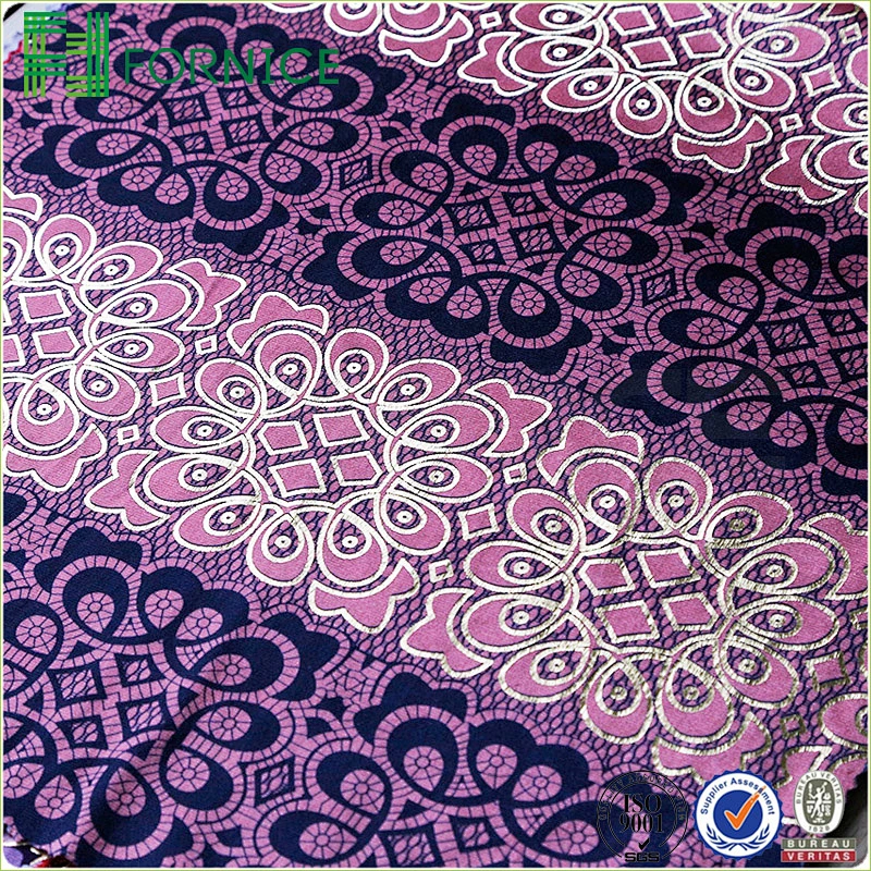Warp knitted poly velour printed upholstery sofa fabric