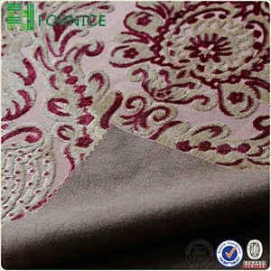 Weft knitted jacquard fabric for upholstery sofa