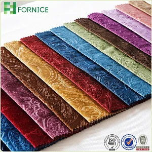 Italian velvet embossed upholstery sofa fabric