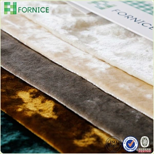 Ice flower italian velvet upholstery sofa fabric
