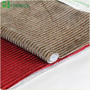 Micro velvet stripe upholstery sofa fabric