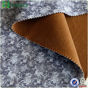 Suede printed bronzing upholstery sofa fabric