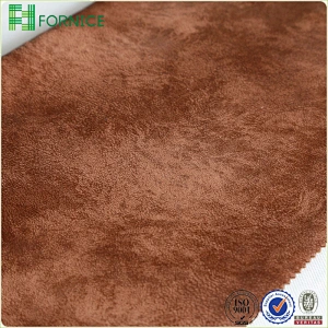 Suede printed bronzing upholstery sofa fabric