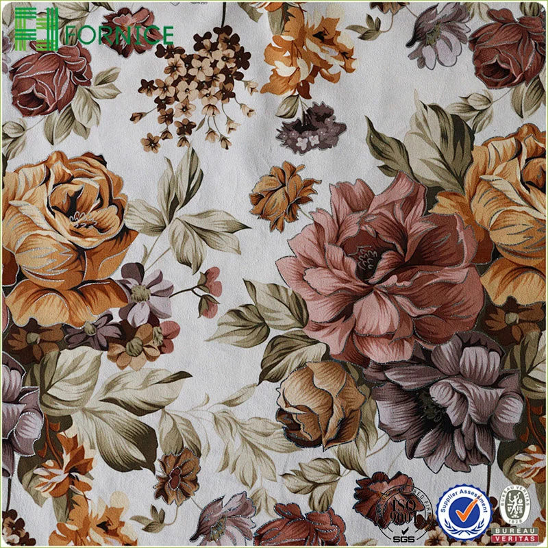 Micro velvet printed upholstery sofa fabric