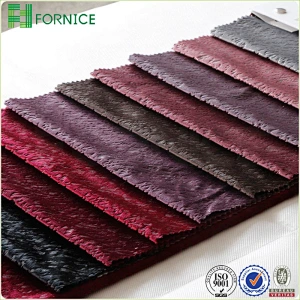 Italian velvet taped upholstery sofa fabric